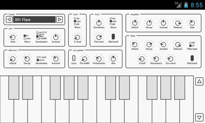 Common Analog Synthesizer android App screenshot 0